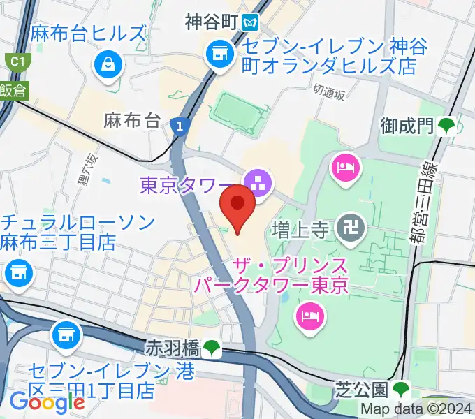 スターライズタワーの地図