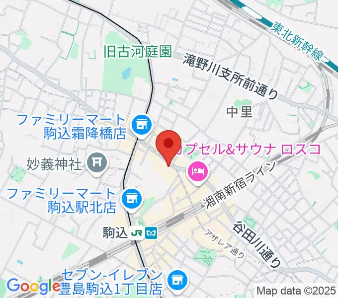 レンタルスペース・コンテハウスの地図