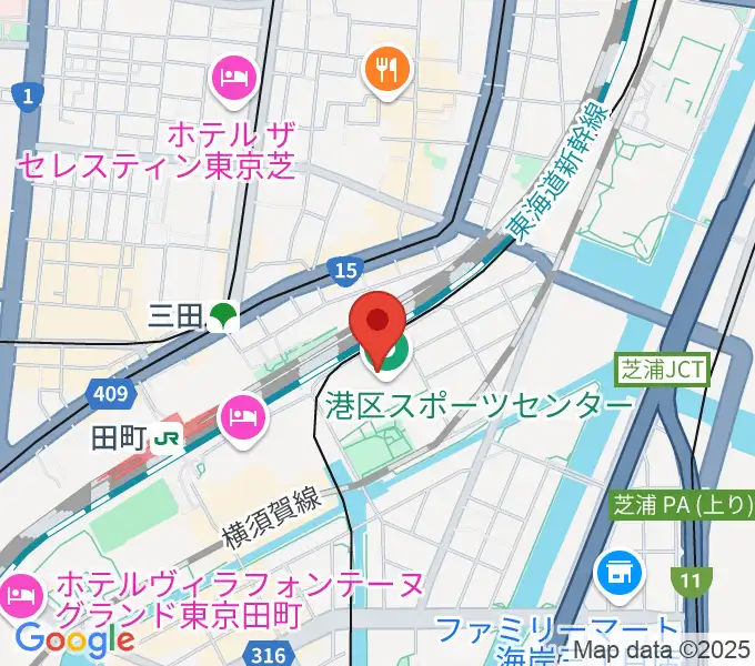 港区立男女平等参画センター リーブラの地図