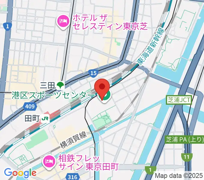 港区立男女平等参画センター リーブラの地図