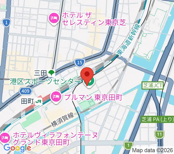 港区立男女平等参画センター リーブラの地図