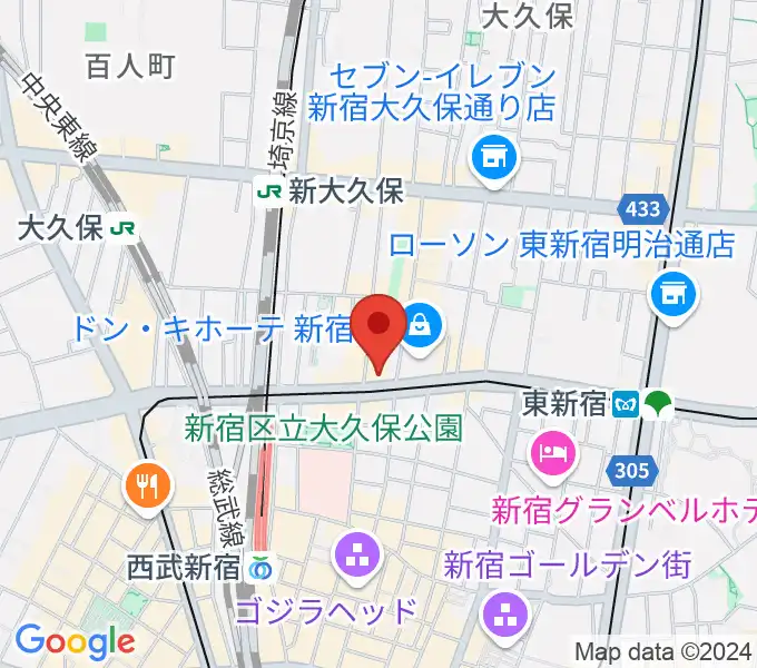 新宿SHOWBOXの地図