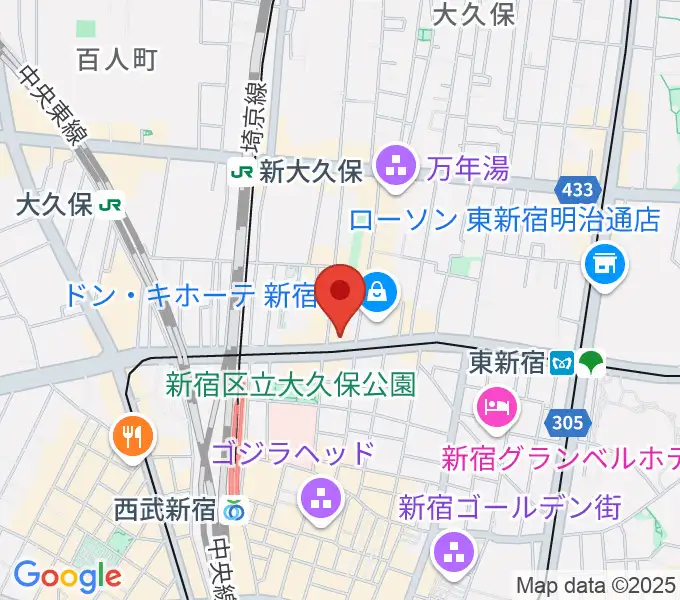 新宿SHOWBOXの地図