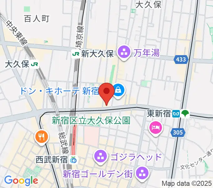 新宿SHOWBOXの地図