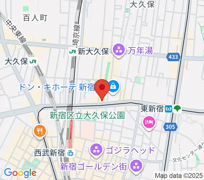 新宿SHOWBOXの地図