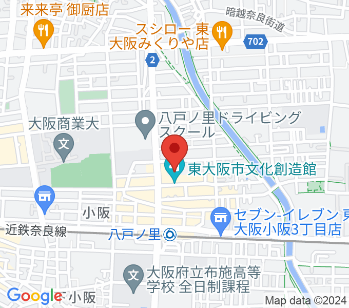 東大阪市文化創造館の場所