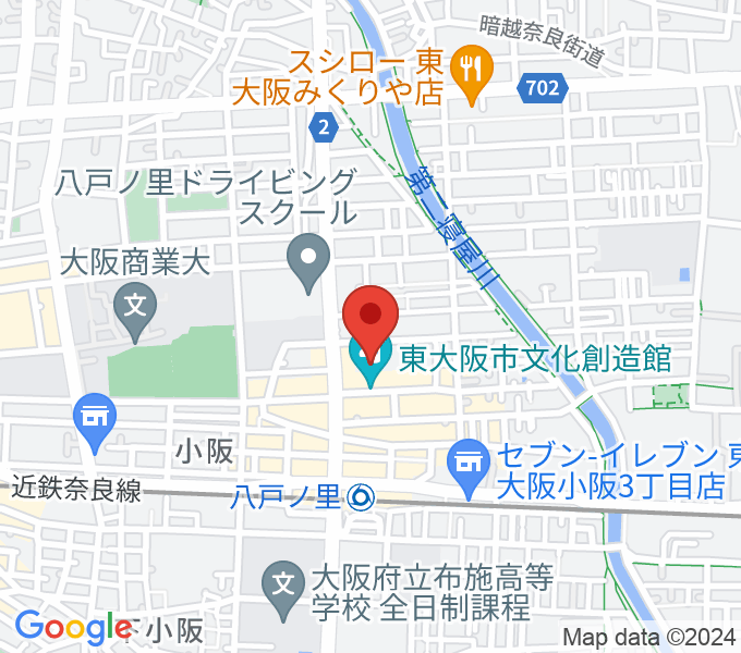 東大阪市文化創造館の場所