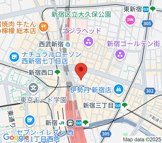 KeyStudioの地図