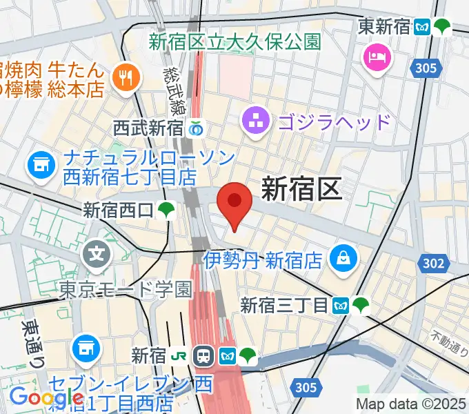 KeyStudioの地図