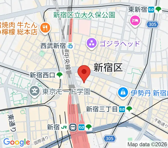KeyStudioの地図