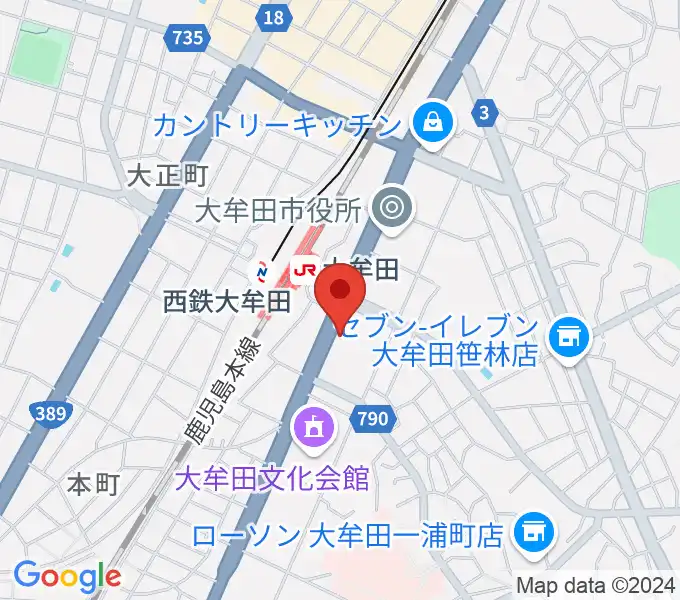 FMたんとの地図