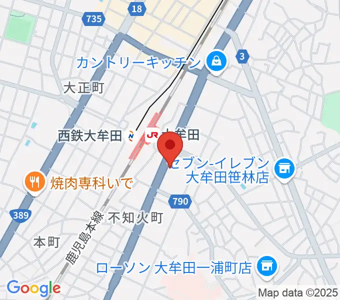 FMたんとの地図