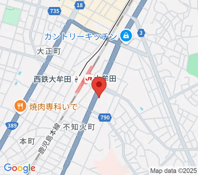 FMたんとの地図