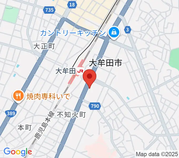 FMたんとの地図