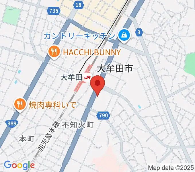 FMたんとの地図