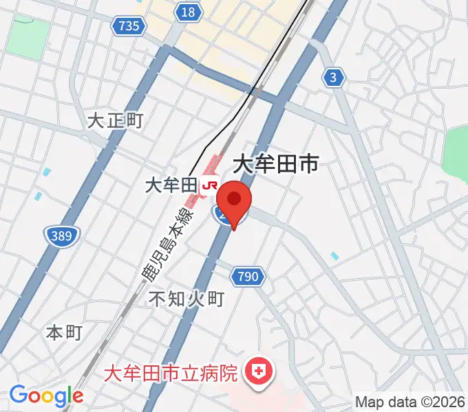 FMたんとの地図