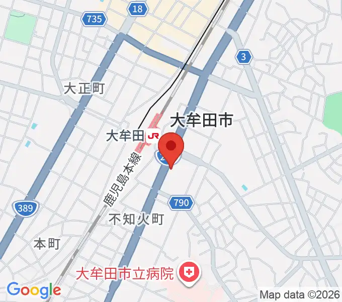 FMたんとの地図