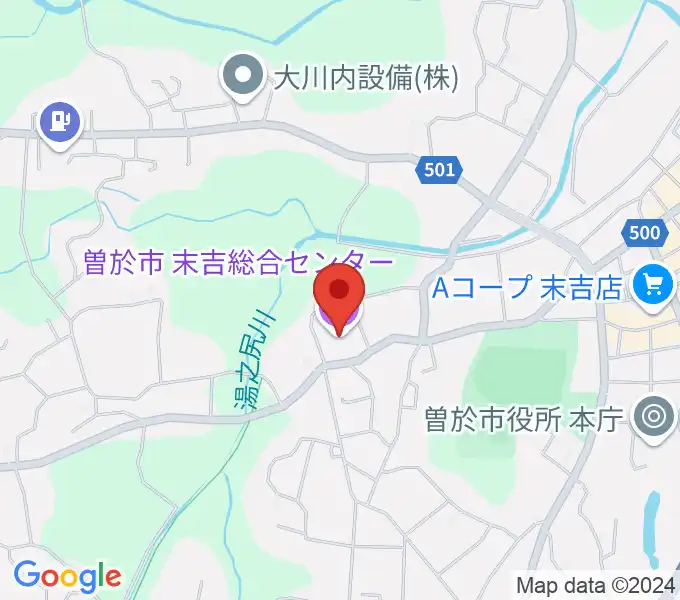 末吉総合センターの地図