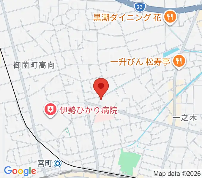 伊勢QUESTIONの地図