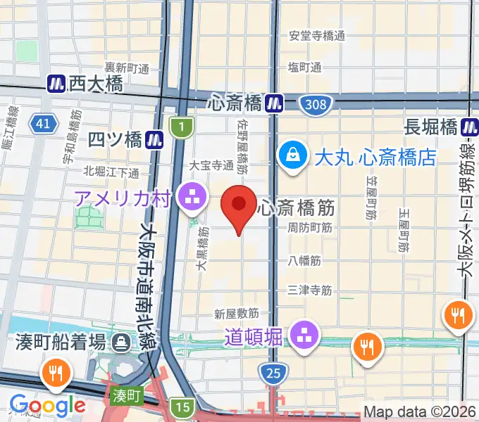 三木楽器アコースティックインの地図