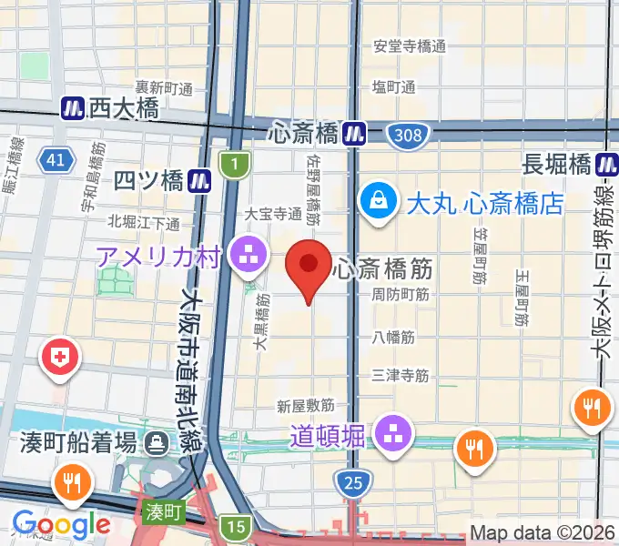 三木楽器アコースティックインの地図
