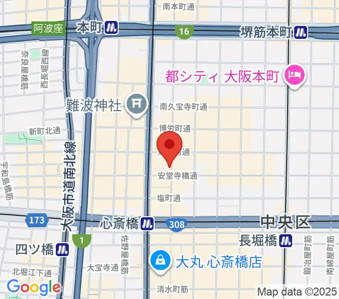 三木楽器ウインドフォレストの地図