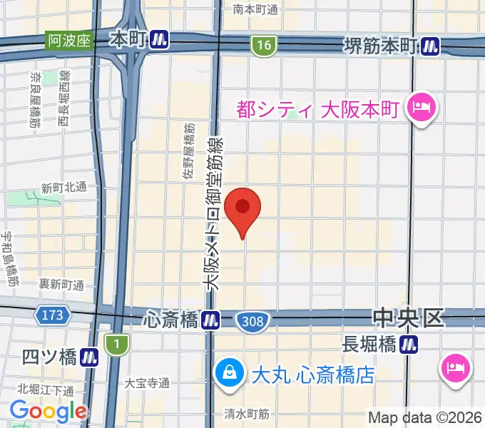 三木楽器ウインドフォレストの地図