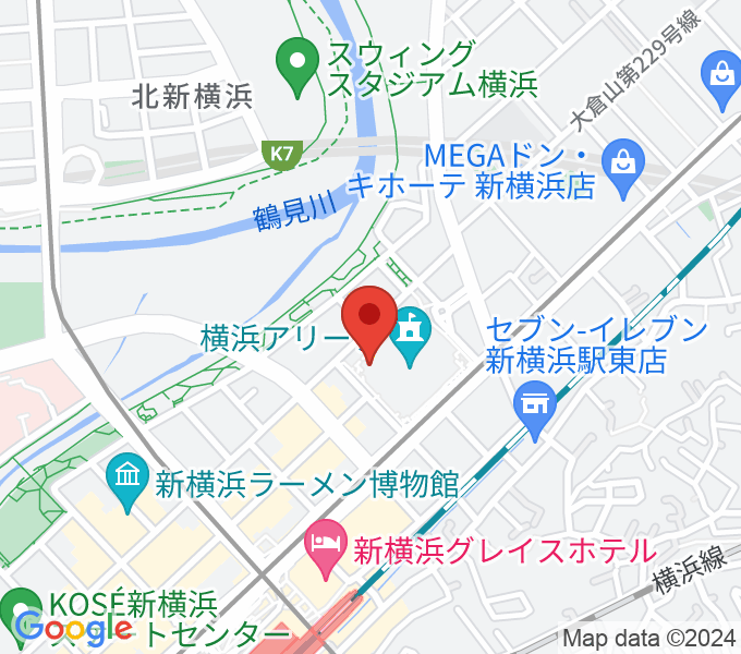 新横浜strageの場所