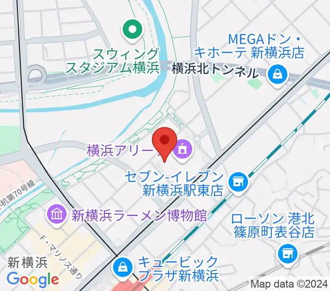 新横浜strageの地図