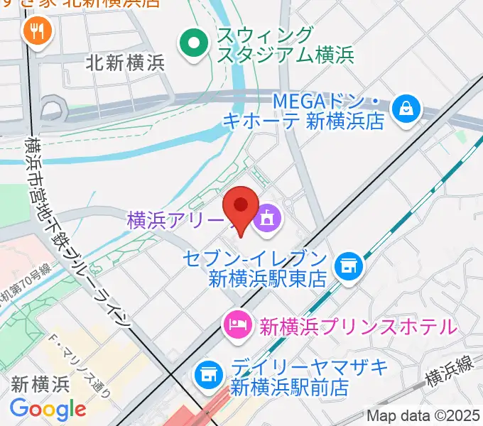 新横浜strageの地図