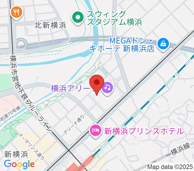 新横浜strageの地図