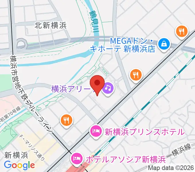 新横浜strageの地図