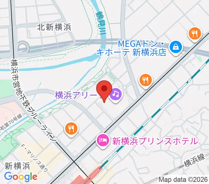 新横浜strageの地図