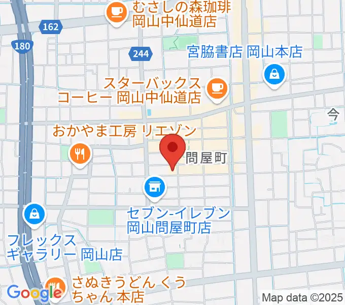 スタジオバース問屋町スタジオの地図