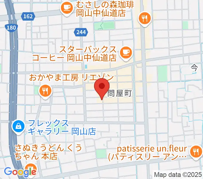 スタジオバース問屋町の地図
