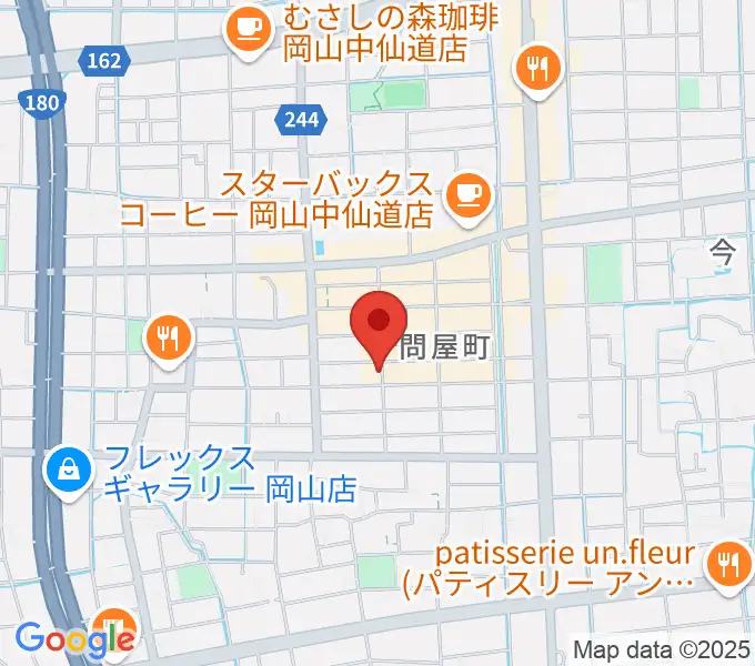 スタジオバース問屋町の地図