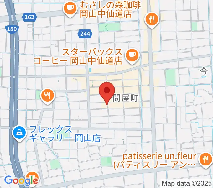 スタジオバース問屋町の地図