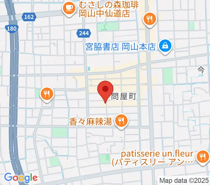スタジオバース問屋町の地図