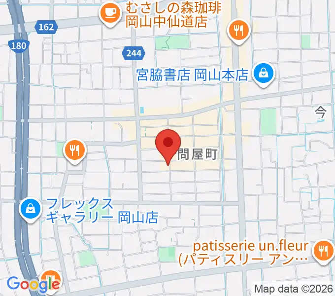 スタジオバース問屋町の地図