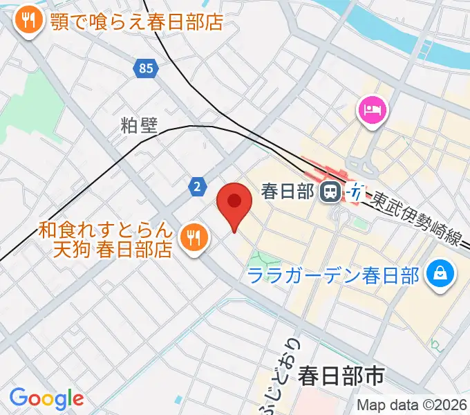 Show-hey Music Studioの地図