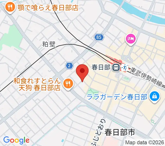 Show-hey Music Studioの地図