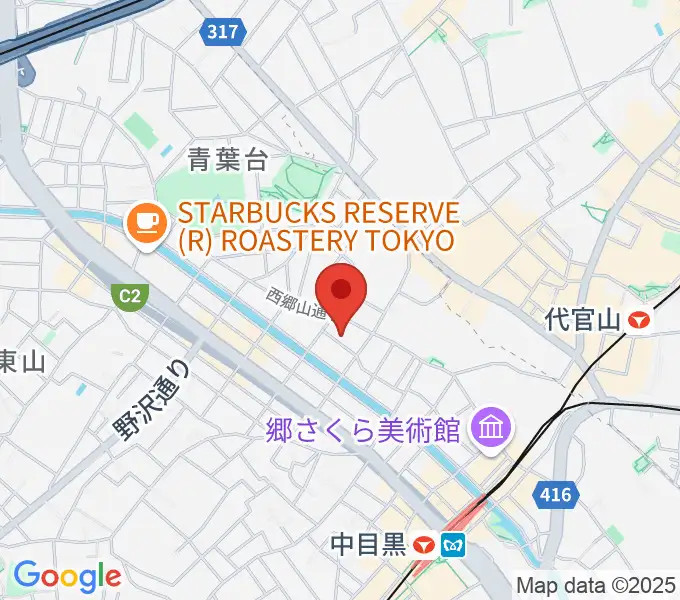 中目黒キンケロ・シアターの地図