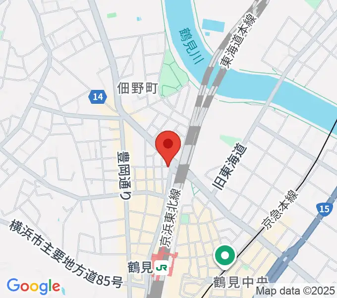 鶴見GIGSの地図