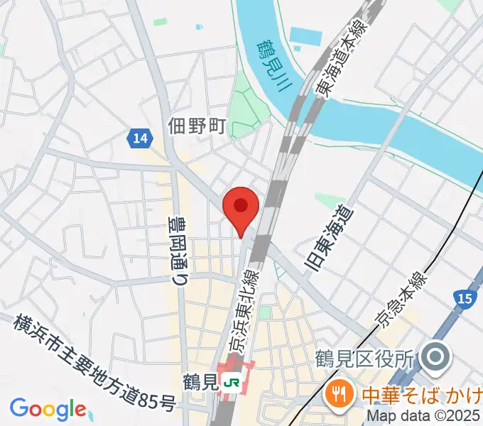 鶴見GIGSの地図