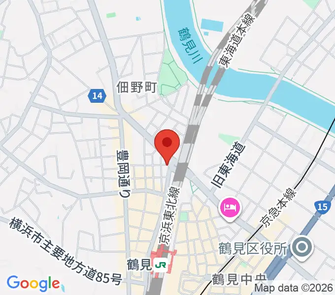 鶴見GIGSの地図