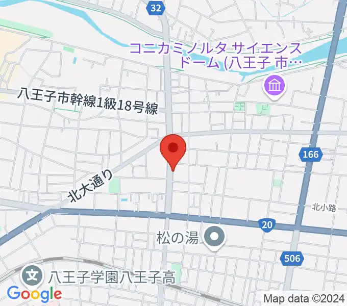 宮崎楽器の地図