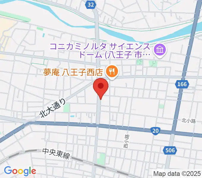 宮崎楽器の地図