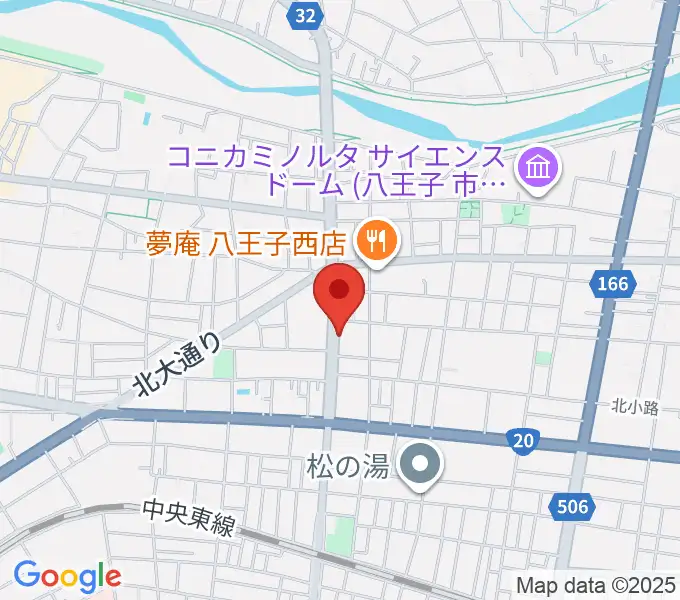 宮崎楽器の地図