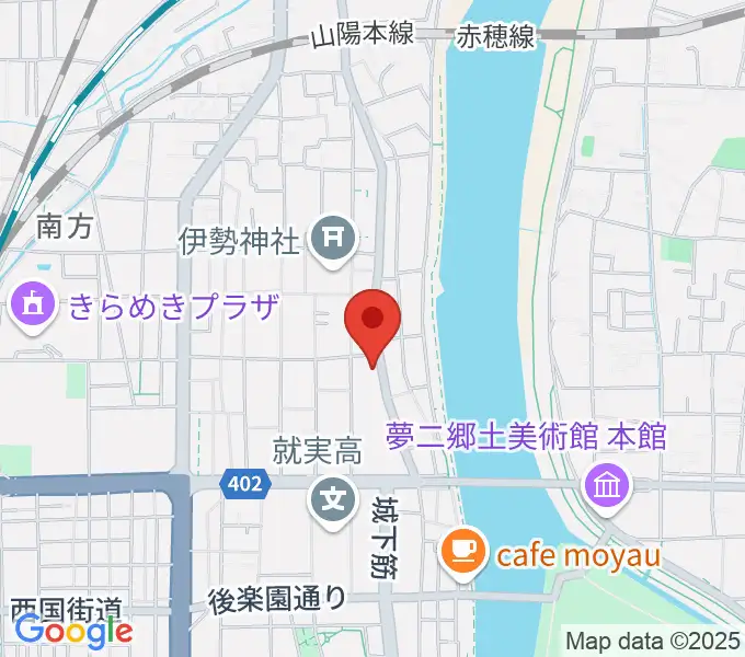 岡山Live Stage Arkの地図