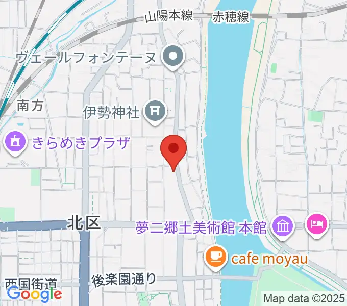 岡山Live Stage Arkの地図